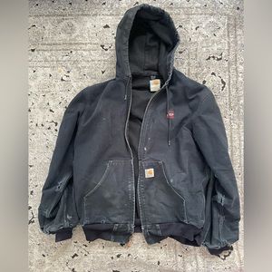 Vintage distressed medium black Carhartt Detroit